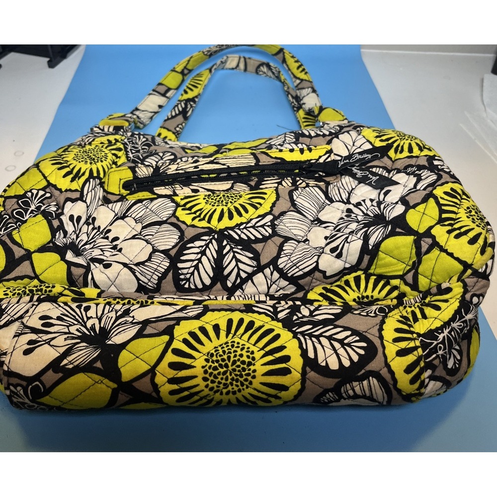 Vera Bradley Retired Emily Satchel Citron‎ Quilted Shoulder Purse